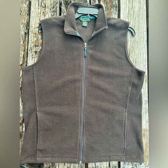 Woolrich Mens Charcoal Gray Full Zip Fleece Vest. Size Large - Picture 3 of 5